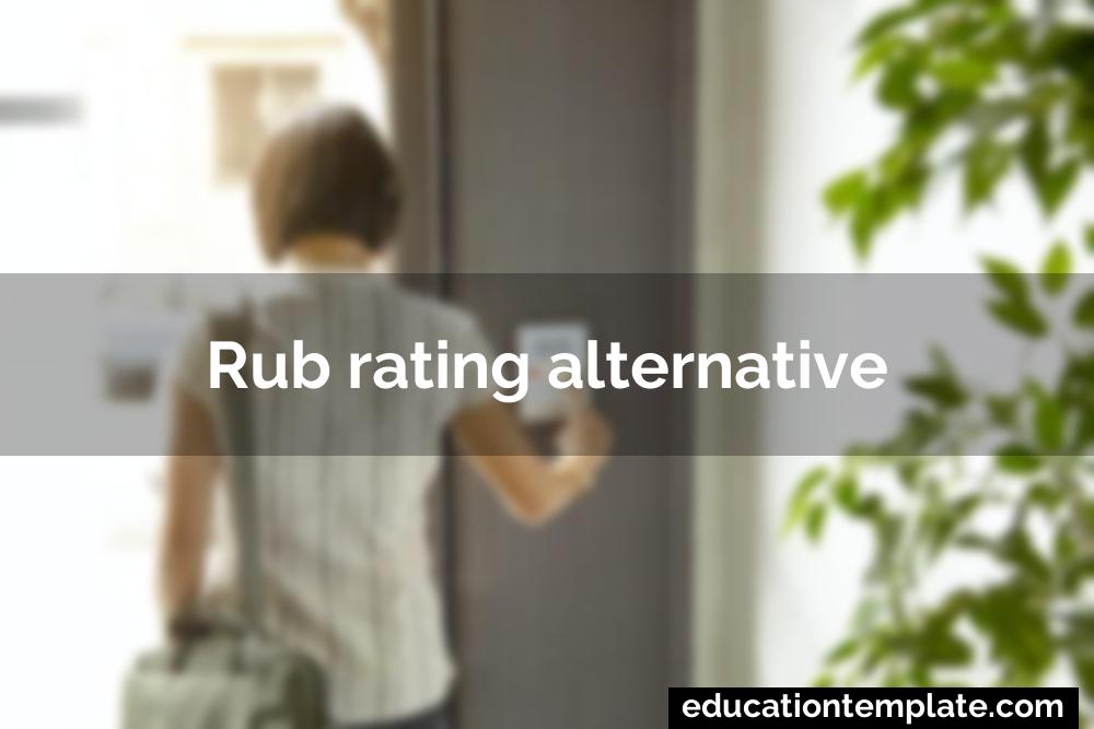 Rub rating alternative